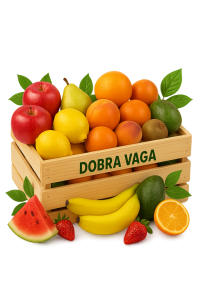 OSNOVNI BOGATI ZABOJČEK, zabojček 9 kg sadja