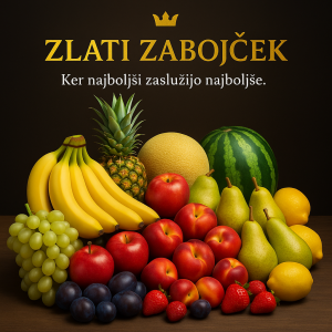 ZLATI ZABOJČEK, zabojček 9 kg sadja